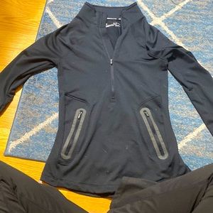 Black zip-up from under armor
